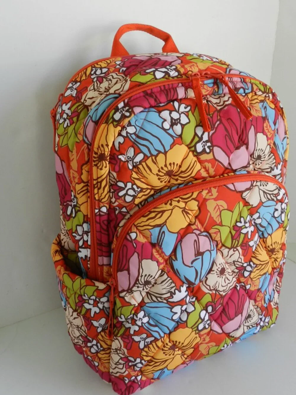 Vera Bradley Ultralight Essential LARGE Backpack Laptop Bag in Midday Garden